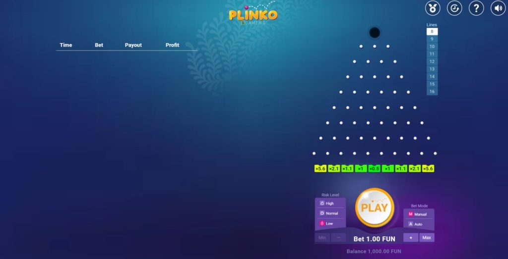 1win plinko